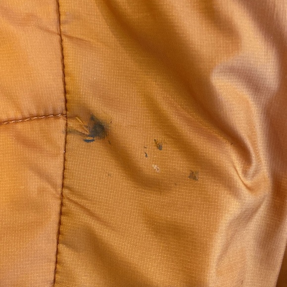 Rare Patagonia vintage Micro Puff Primaloft Hoodie Full Zip Jacket M Med Orange - Picture 4 of 14